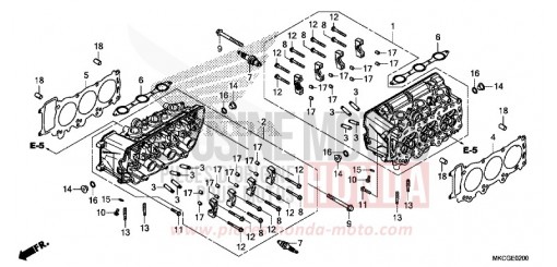 CYLINDER HEAD GL1800DAL de 2020